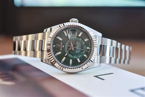 sky dweller rolex green|More.